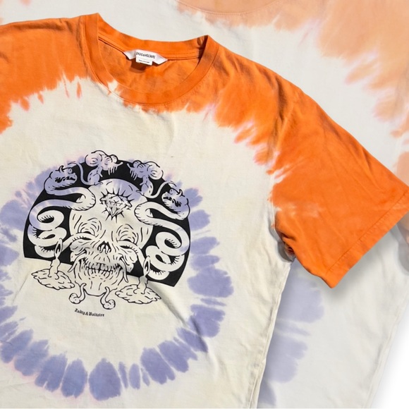 Zadig & Voltaire Tie Dye Devil Vintage T-shirt - Picture 6 of 13